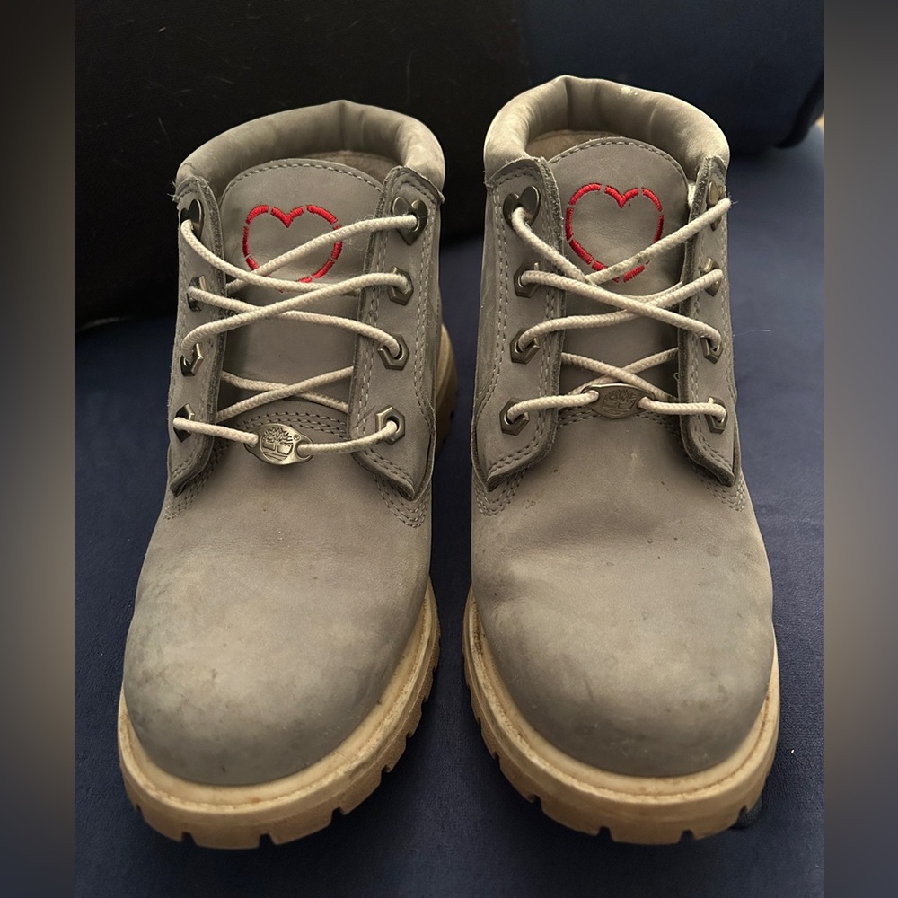 Blue/grey Nellie waterproof timberland ankle boots size 7.5
